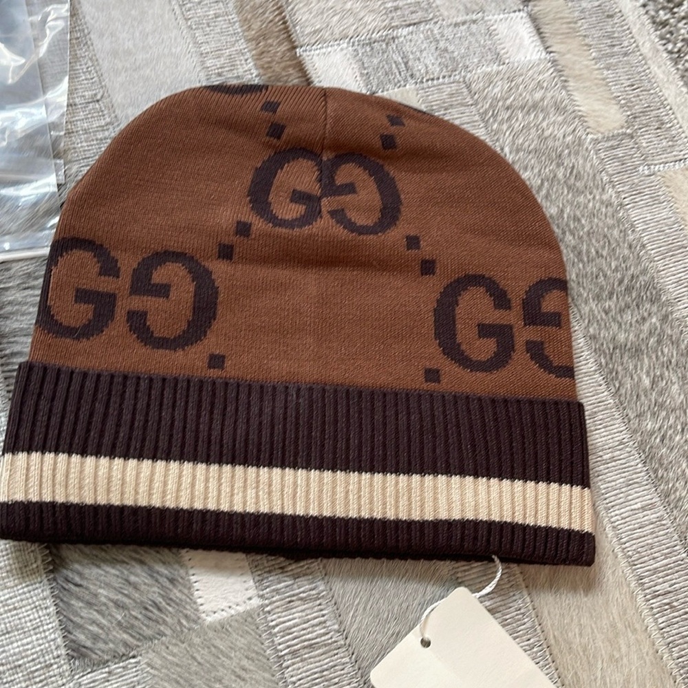 GG Winter Beanie Hats… Chocolate, Gray or Pink - Picture 2 of 7